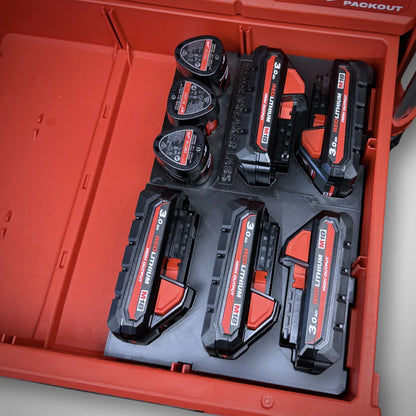 M18 HIGH OUTPUT 3.0 Battery Insert for Milwaukee PACKOUT Drawers
