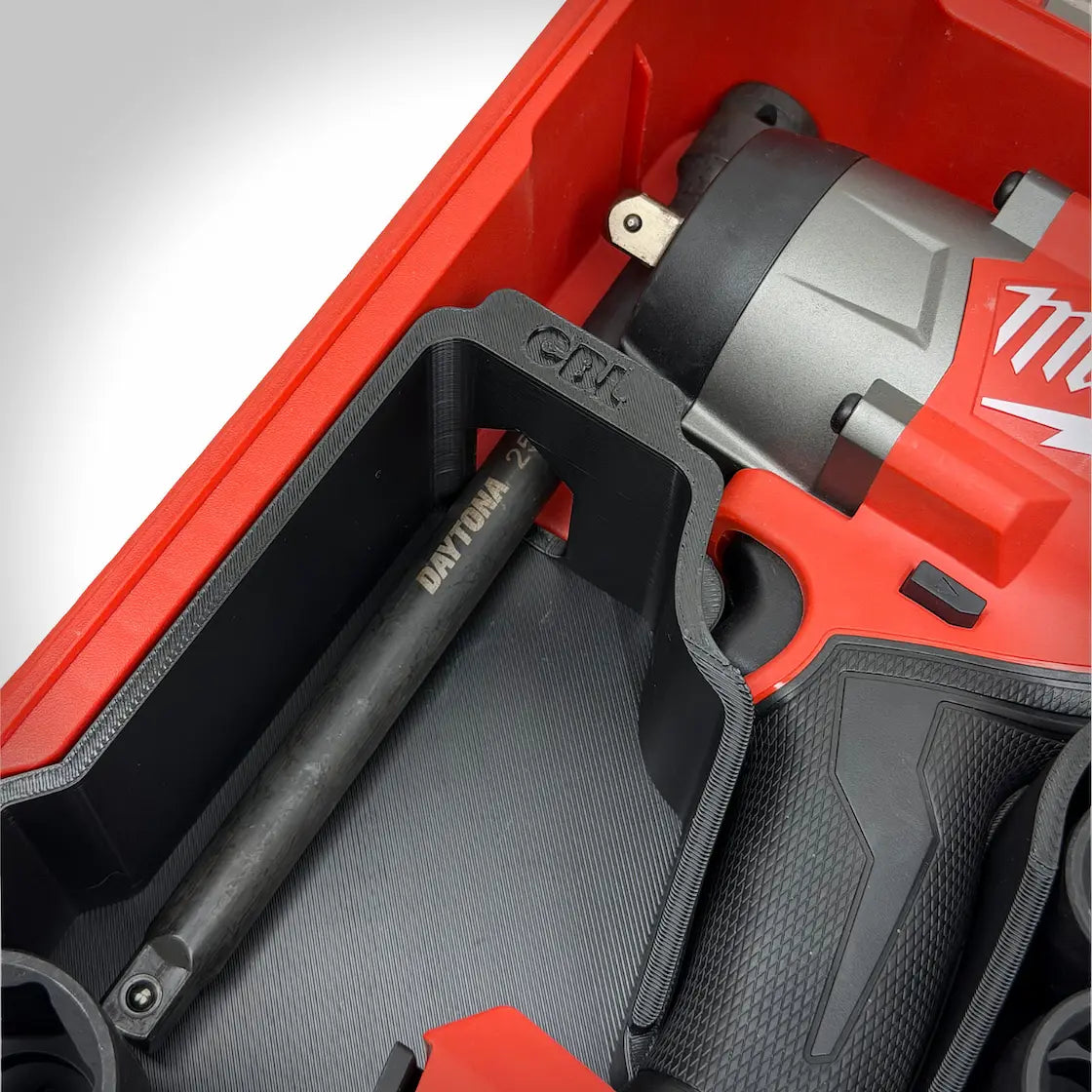 M18 1/2" High Torque Impact Wrench & Socket Insert for the Milwaukee PACKOUT Compact Organizer