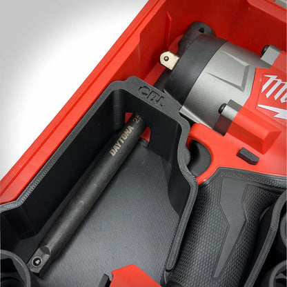 M18 1/2" High Torque Impact Wrench & Socket Insert for the Milwaukee PACKOUT Compact Organizer