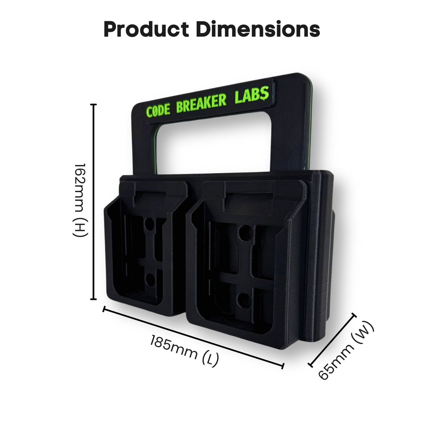 Makita 40V Battery Carrier with Retractable Handle - 4 Pack