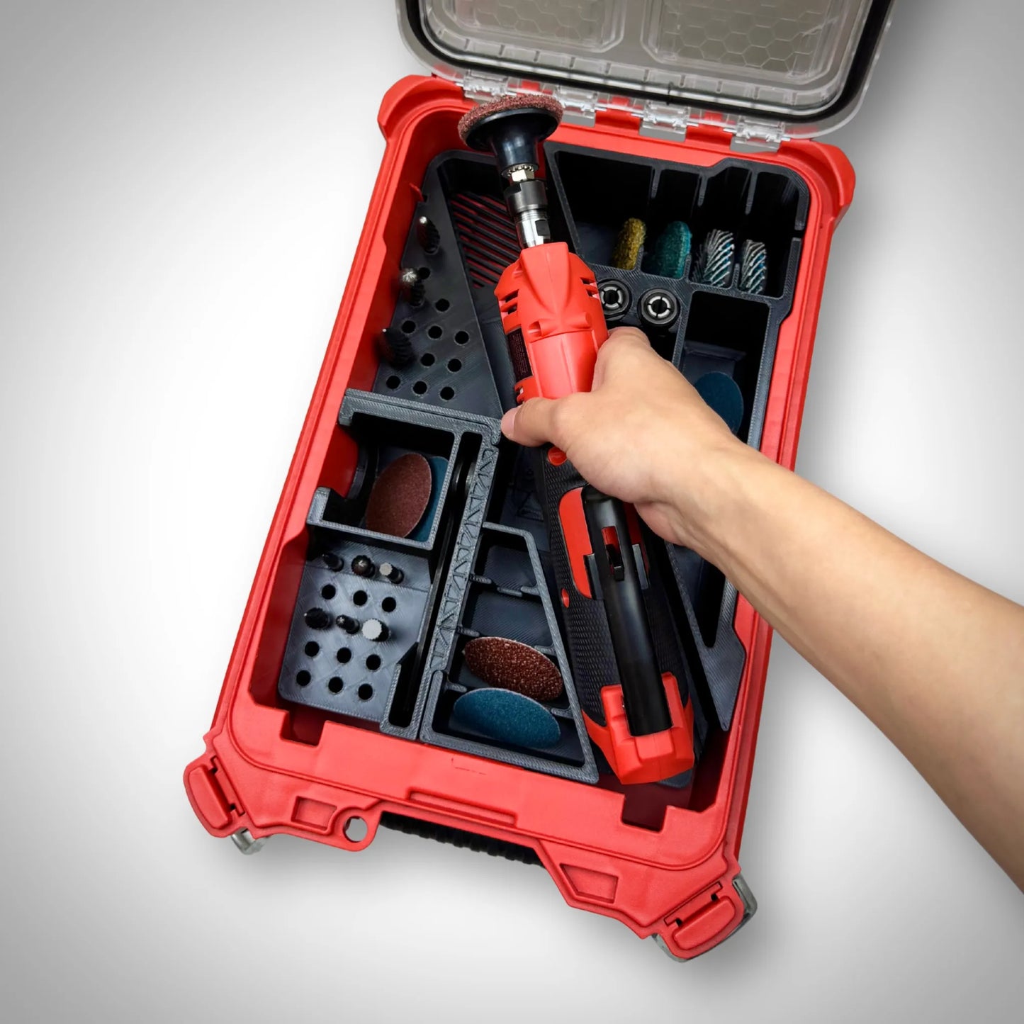 M12 FUEL™ Straight Die Grinder Insert for PACKOUT™ Compact Organiser