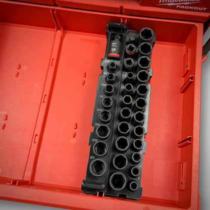Milwaukee 3/8" Socket Set Quarter Insert for PACKOUT™ Drawers