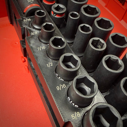 Milwaukee 3/8" Socket Set Quarter Insert for PACKOUT™ Drawers