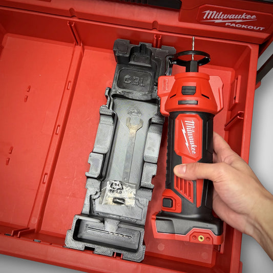 M18 Cut Out Tool QUARTER Insert for PACKOUT™ Drawers