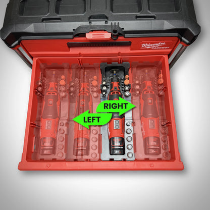 M12 Brushless Rotary Tool QUARTER Insert for PACKOUT™ Drawers