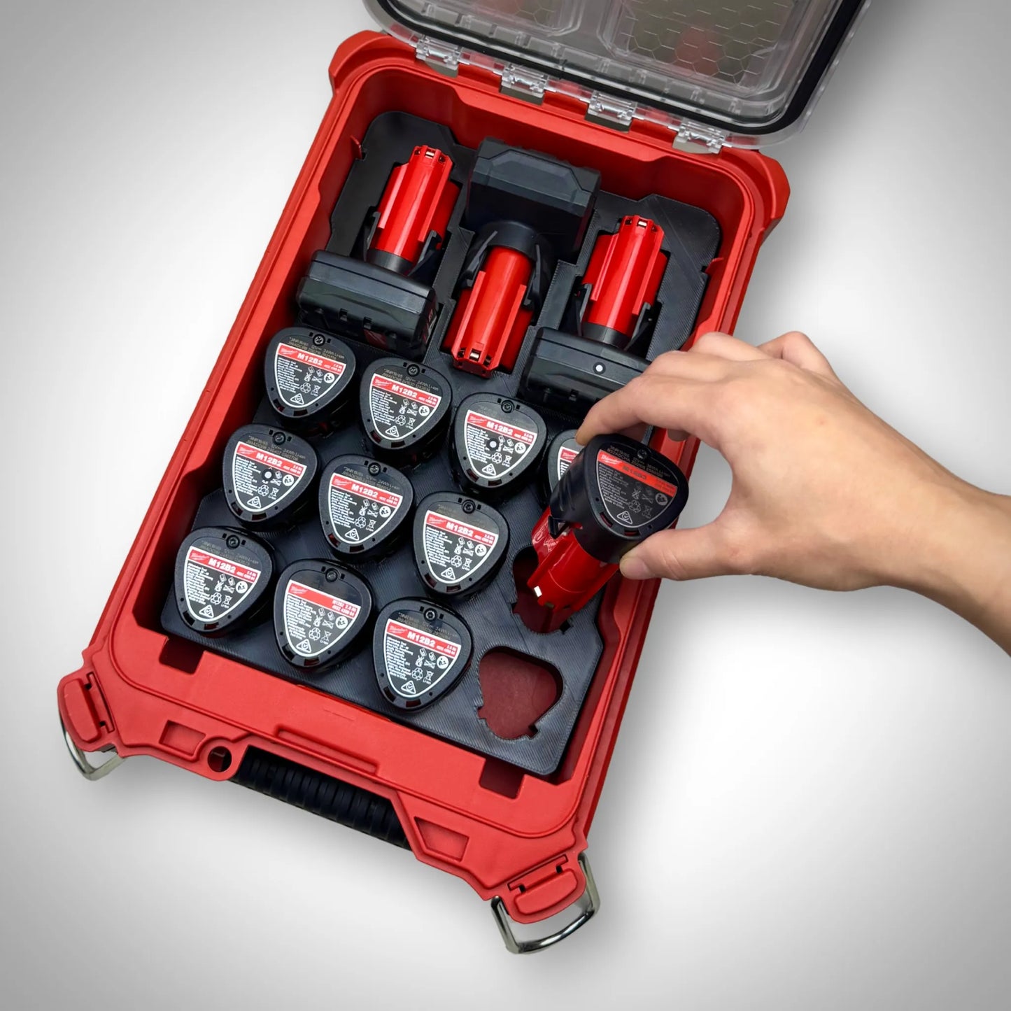M12 Modular Battery Insert for Milwaukee PACKOUT™ Compact Organiser