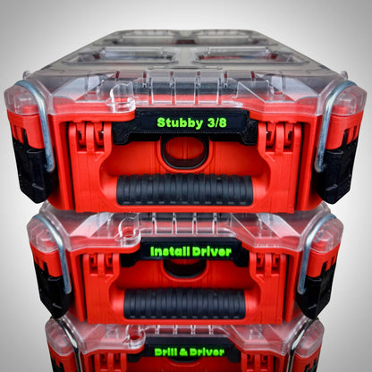 Labels for the Milwaukee  PACKOUT™ Compact Organiser