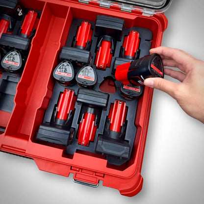 M12 Battery Storage Insert for Milwaukee PACKOUT™ Organiser