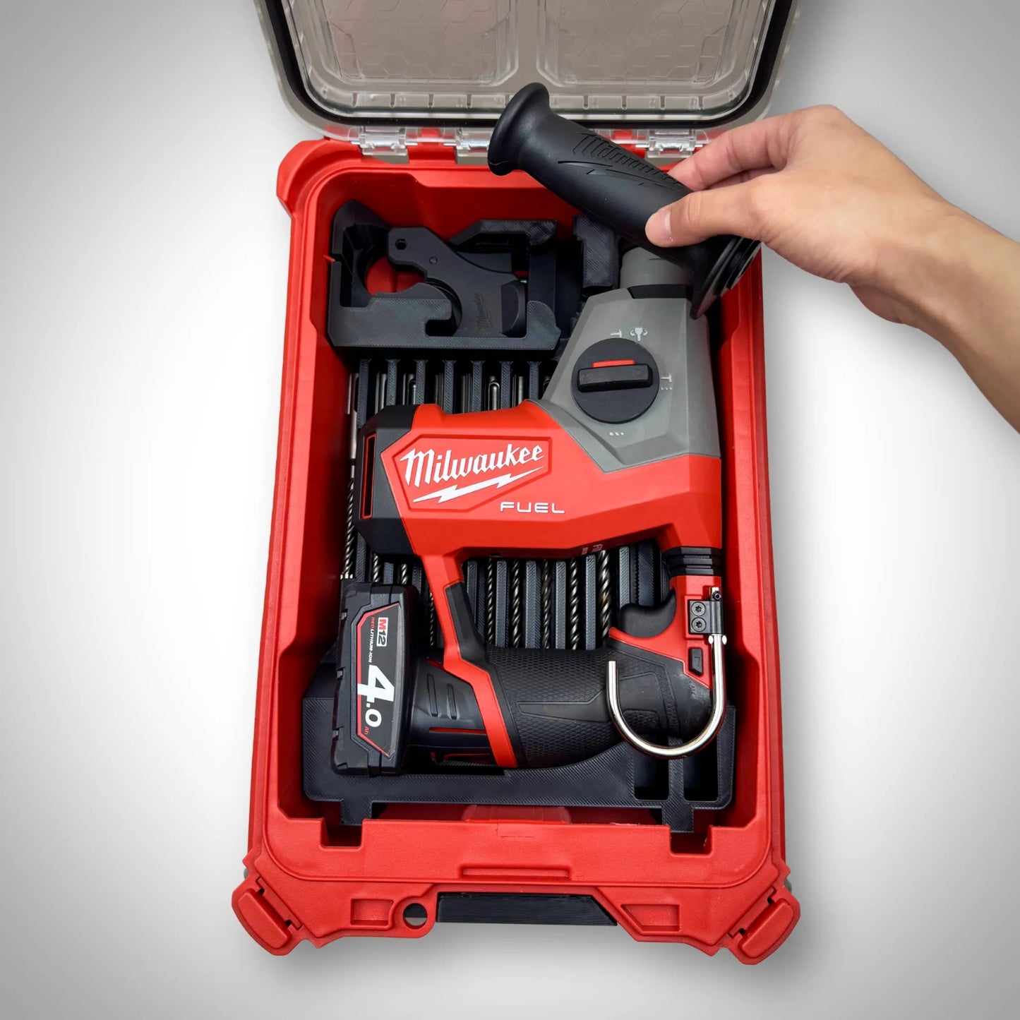 M12 SDS Plus Rotary Hammer Drill Insert for PACKOUT™ Compact Organiser