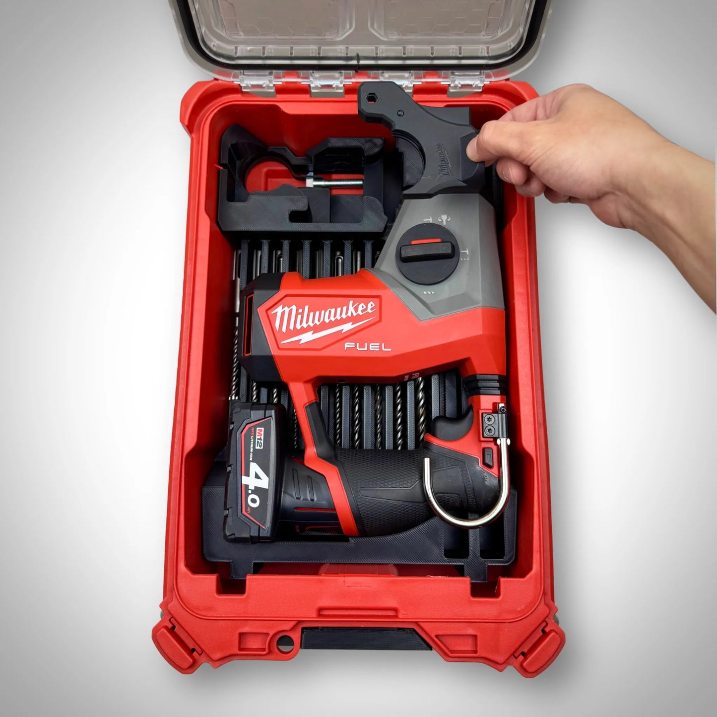 M12 SDS Plus Rotary Hammer Drill Insert for PACKOUT™ Compact Organiser