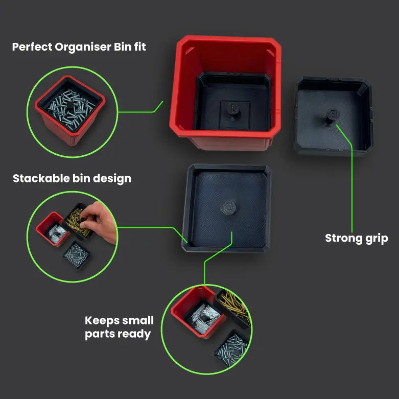 Triple Stack Bin Dividers for Milwaukee PACKOUT™ Organiser