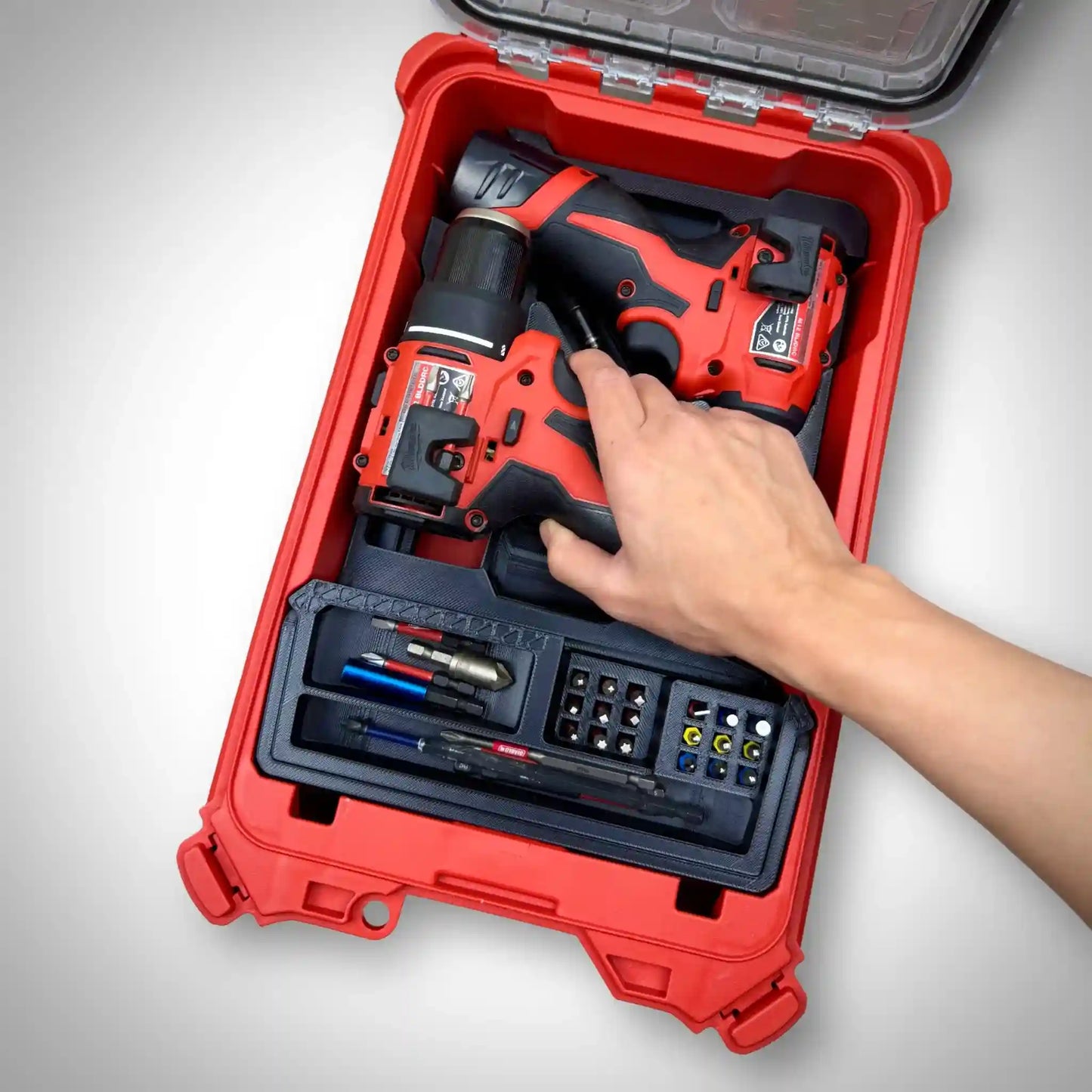 M12 Sub-Compact Drill & Impact Insert for PACKOUT™ Compact Organiser
